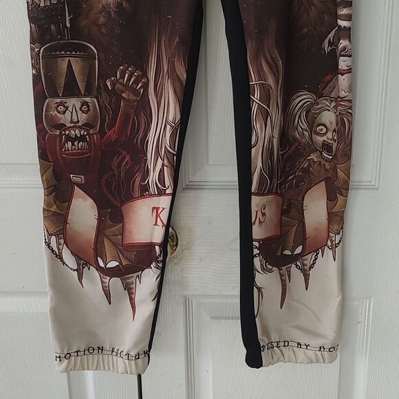 Krumpus christmas comedy horror sweatpants joggers nutcracker, clown bear  Sz XL - Picture 2 of 4